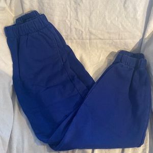 Brandy Melville Cobalt Blue Sweatpants